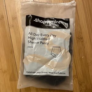 Shapermint Essentials High-Waisted Shaper Panty in Black